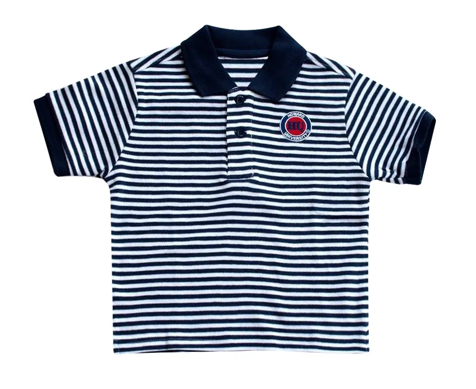 HU Striped Toddler Polo Shirt